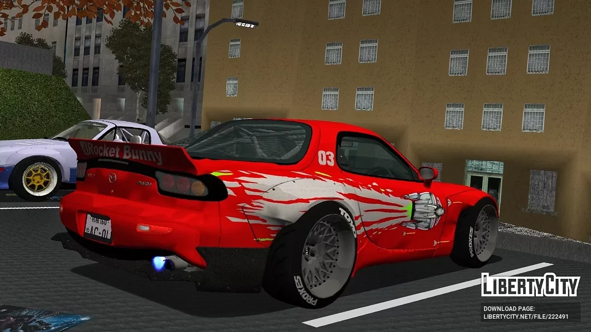 Mazda RX-7 Series III [FD] '97 Rocket Bunny / GTA 3 (iOS, Android)