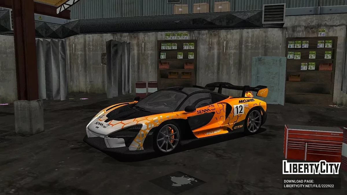 Mclaren Senna / GTA 3 (iOS, Android)