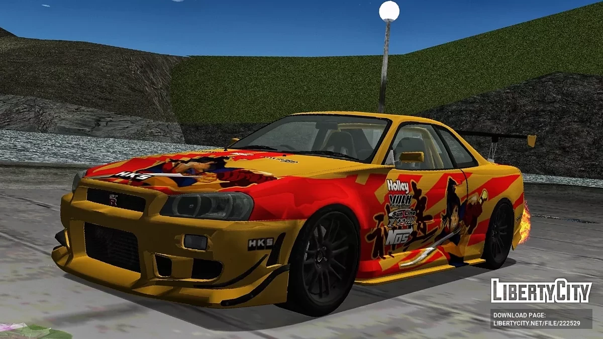 Nissan Skyline GT-R V-Spec R34 '02 / GTA 3 (iOS, Android)