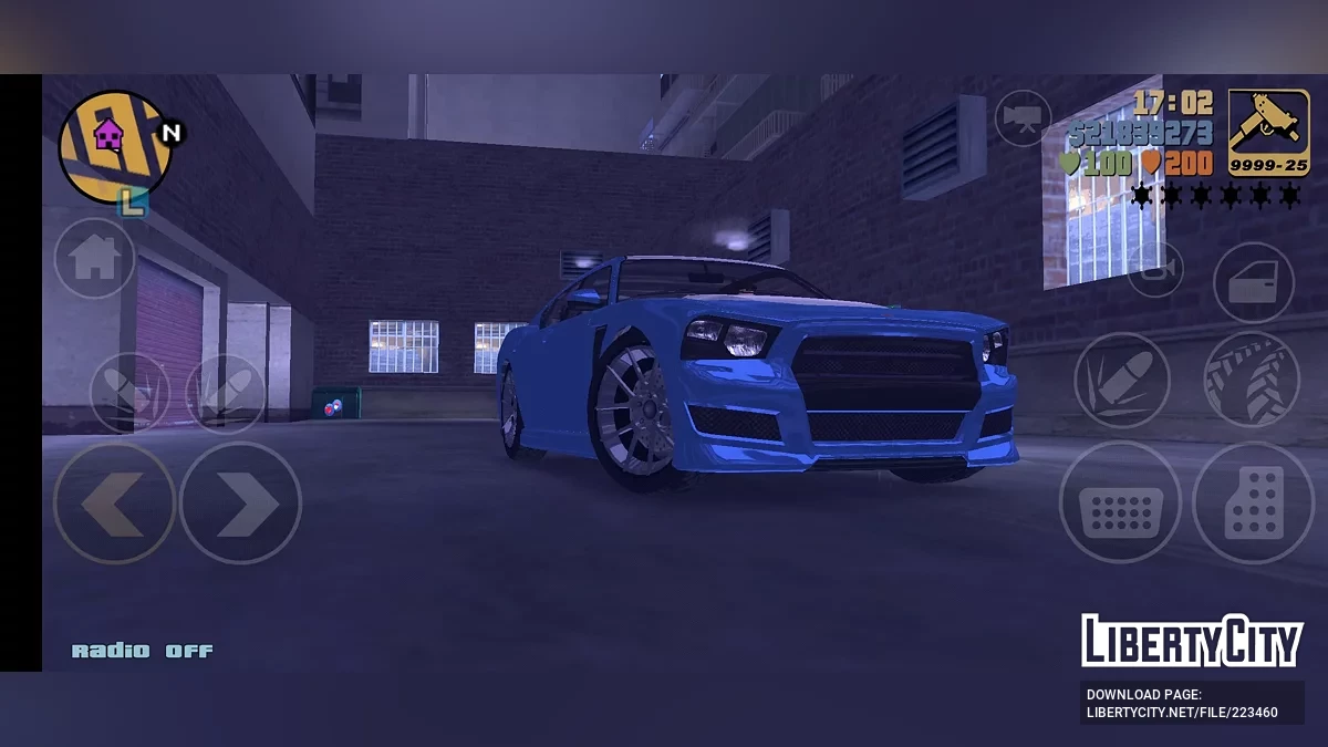 Bravado Buffalo S из GTA 5 / GTA 3 (iOS, Android)