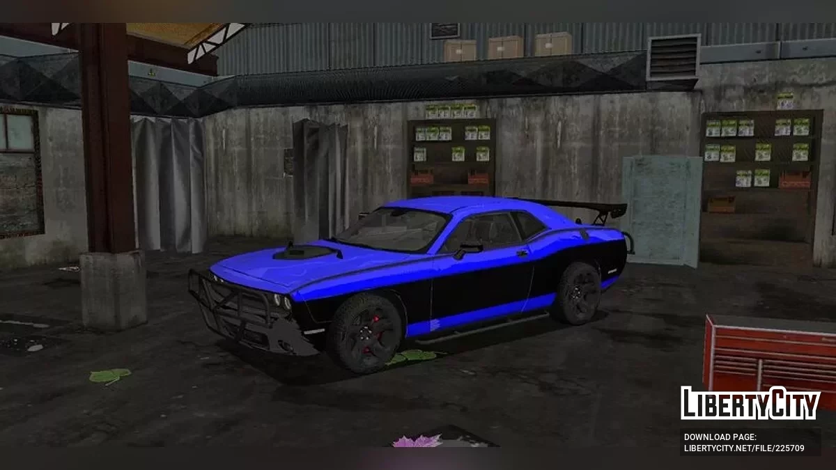 Letty's Dodge Challenger SRT / GTA 3 (iOS, Android)