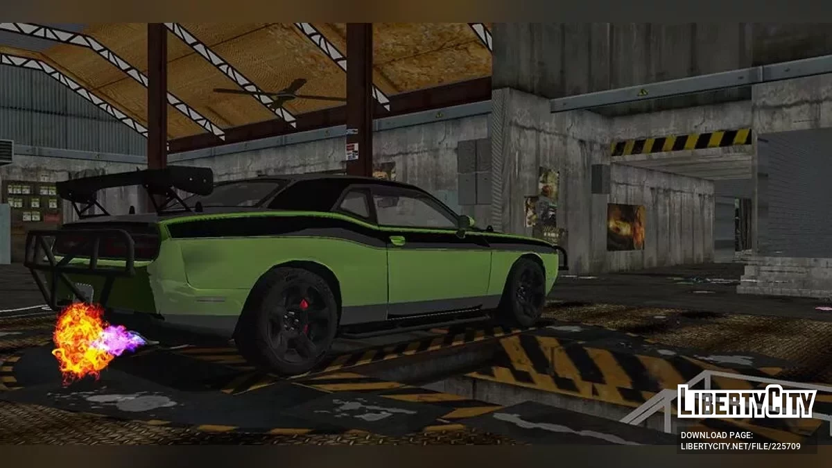 Letty's Dodge Challenger SRT / GTA 3 (iOS, Android)