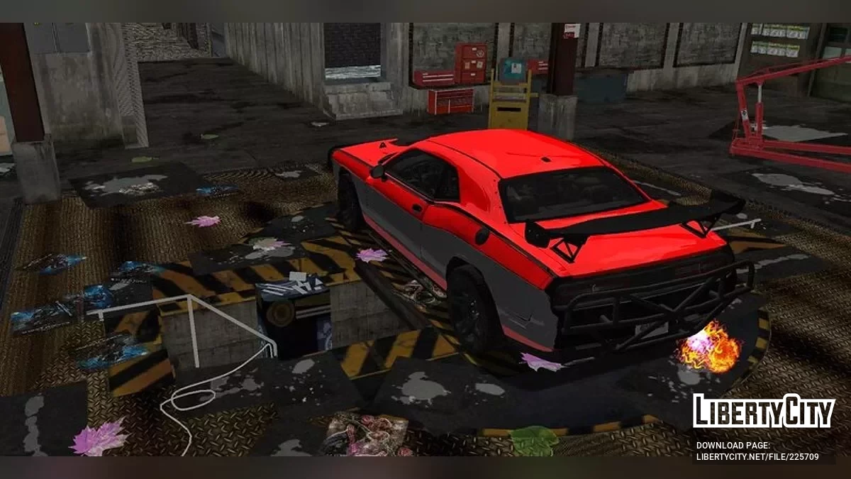 Letty's Dodge Challenger SRT / GTA 3 (iOS, Android)