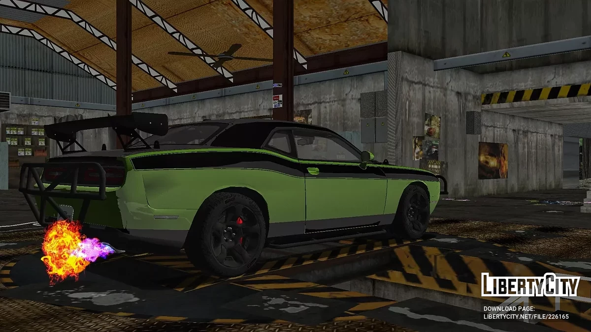 Letty's Dodge Challenger SRT / GTA 3 (iOS, Android)