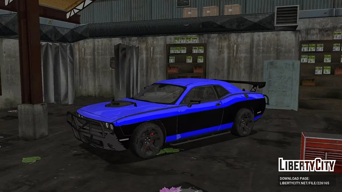 Letty's Dodge Challenger SRT / GTA 3 (iOS, Android)