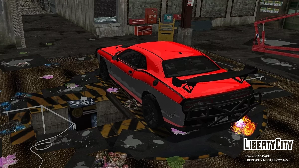Letty's Dodge Challenger SRT / GTA 3 (iOS, Android)