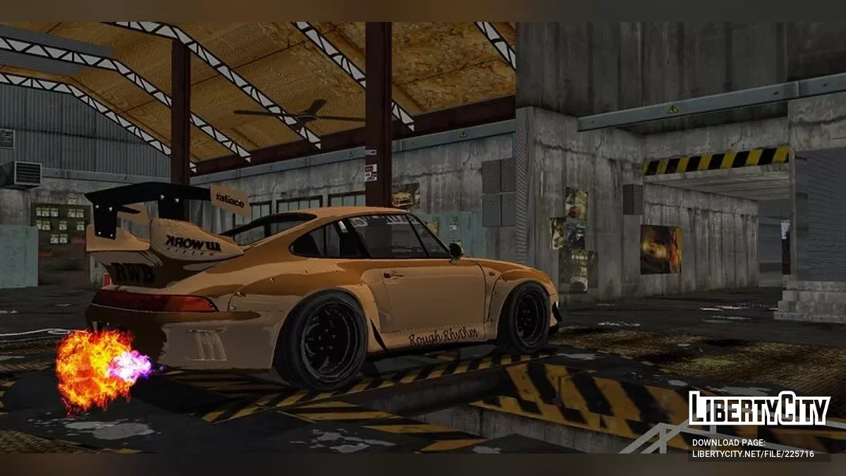 Porsche 993 GT2 RWB Rough Rhythm / GTA 3 (iOS, Android)
