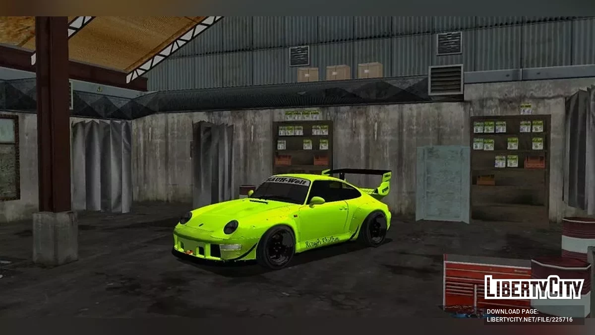 Porsche 993 GT2 RWB Rough Rhythm / GTA 3 (iOS, Android)