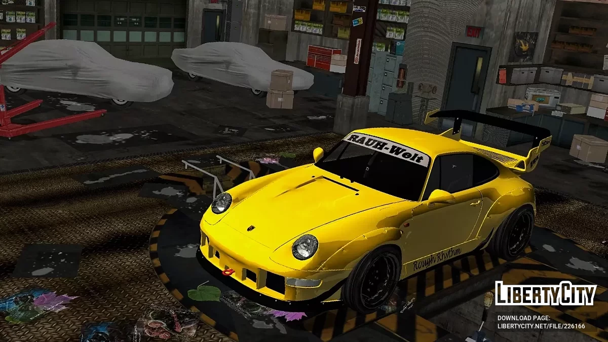 Porsche 993 GT2 RWB Rough Rhythm / GTA 3 (iOS, Android)