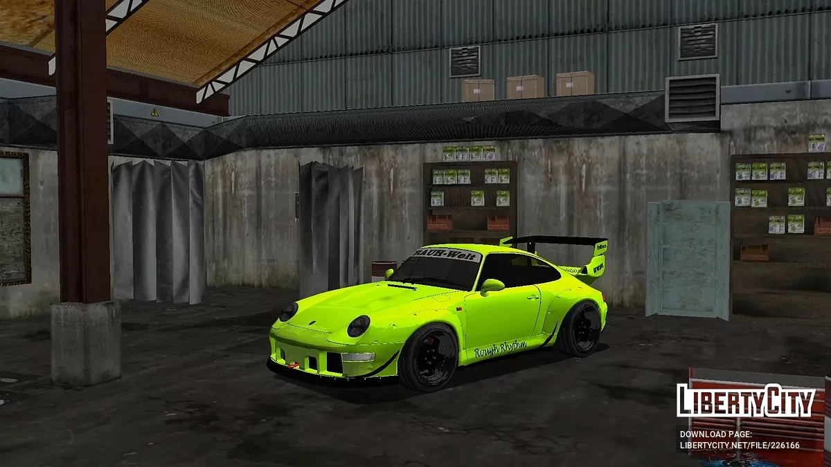 Porsche 993 GT2 RWB Rough Rhythm / GTA 3 (iOS, Android)