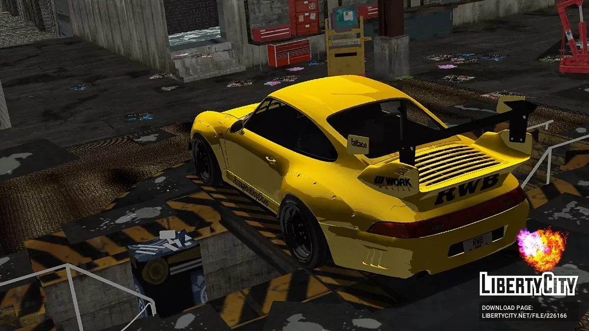 Porsche 993 GT2 RWB Rough Rhythm / GTA 3 (iOS, Android)
