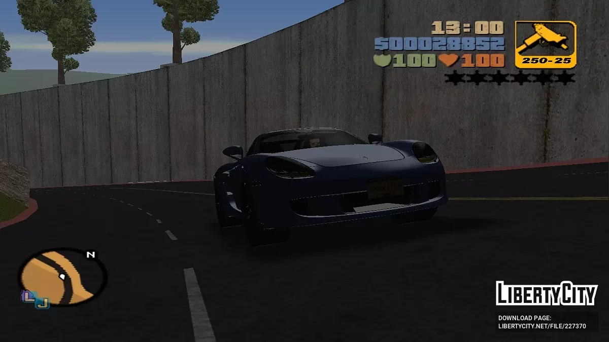 Porsche Carrera GT / GTA 3 (iOS, Android)