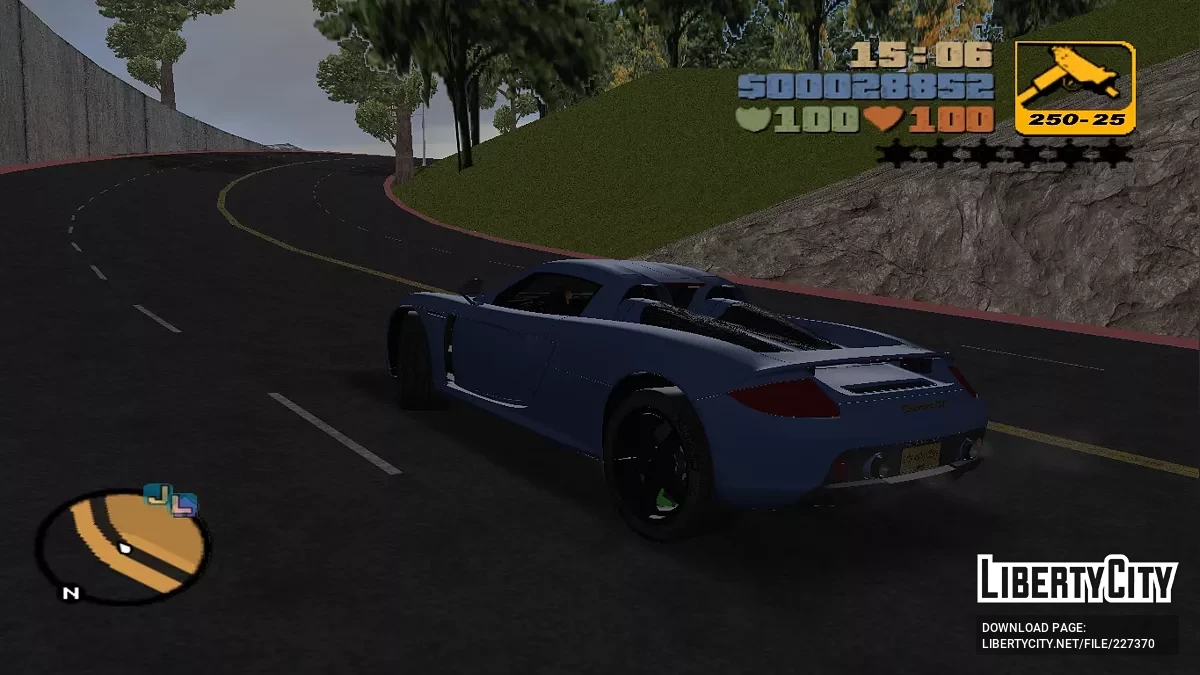 Porsche Carrera GT / GTA 3 (iOS, Android)