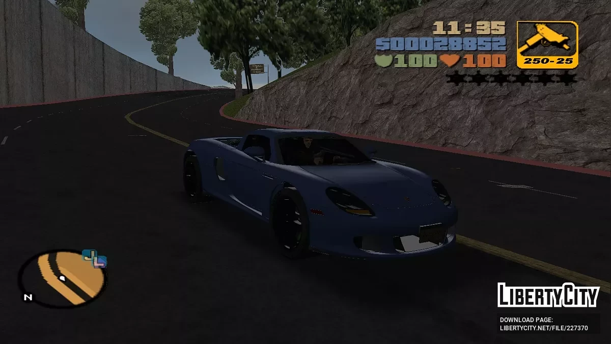 Porsche Carrera GT / GTA 3 (iOS, Android)