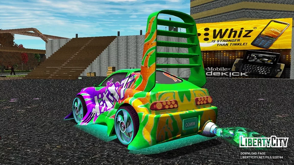 Пак машин Disney Pixar Tuner / GTA 3 (iOS, Android)