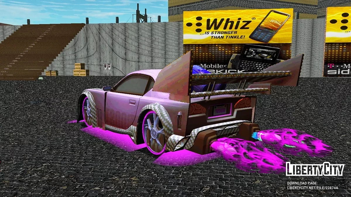 Пак машин Disney Pixar Tuner / GTA 3 (iOS, Android)