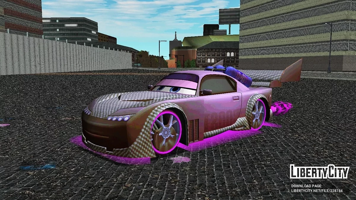 Пак машин Disney Pixar Tuner / GTA 3 (iOS, Android)