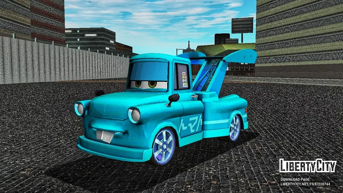 Пак машин Disney Pixar Tuner / GTA 3 (iOS, Android)