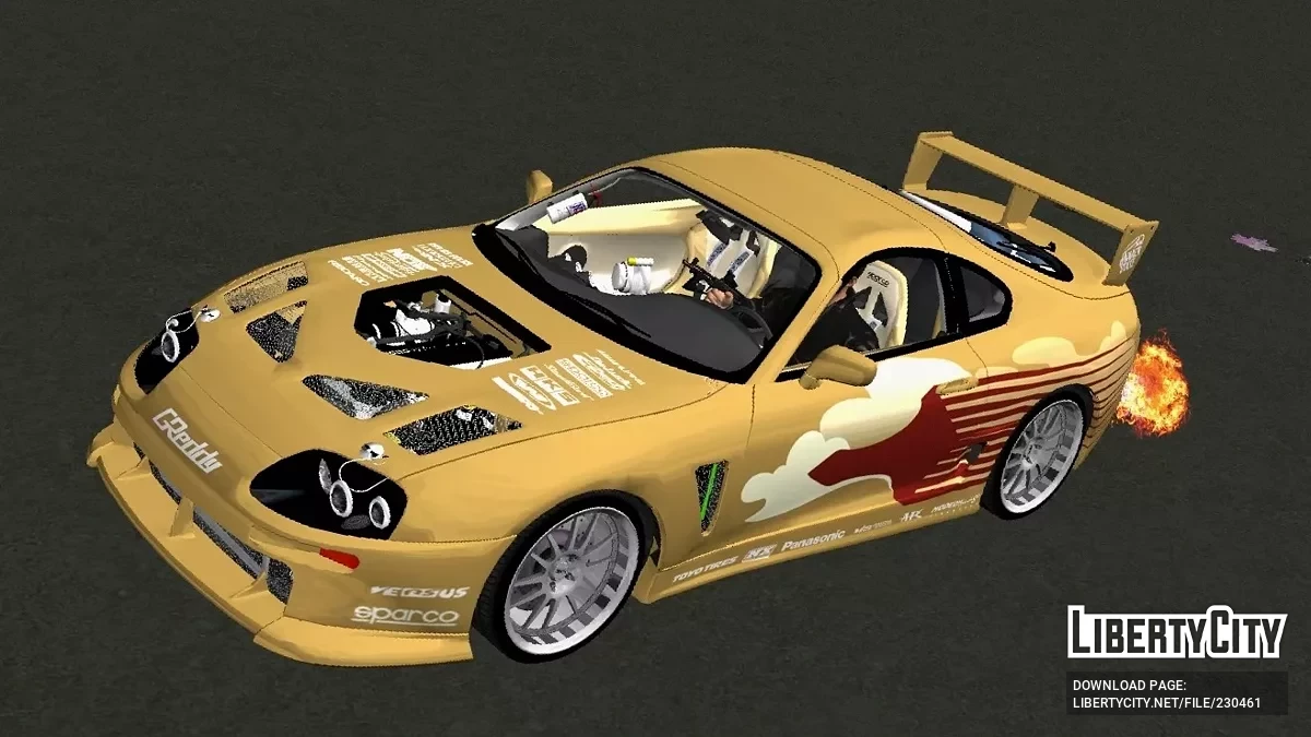 1993 Toyota Supra Turbo Mk IV / GTA 3 (iOS, Android)