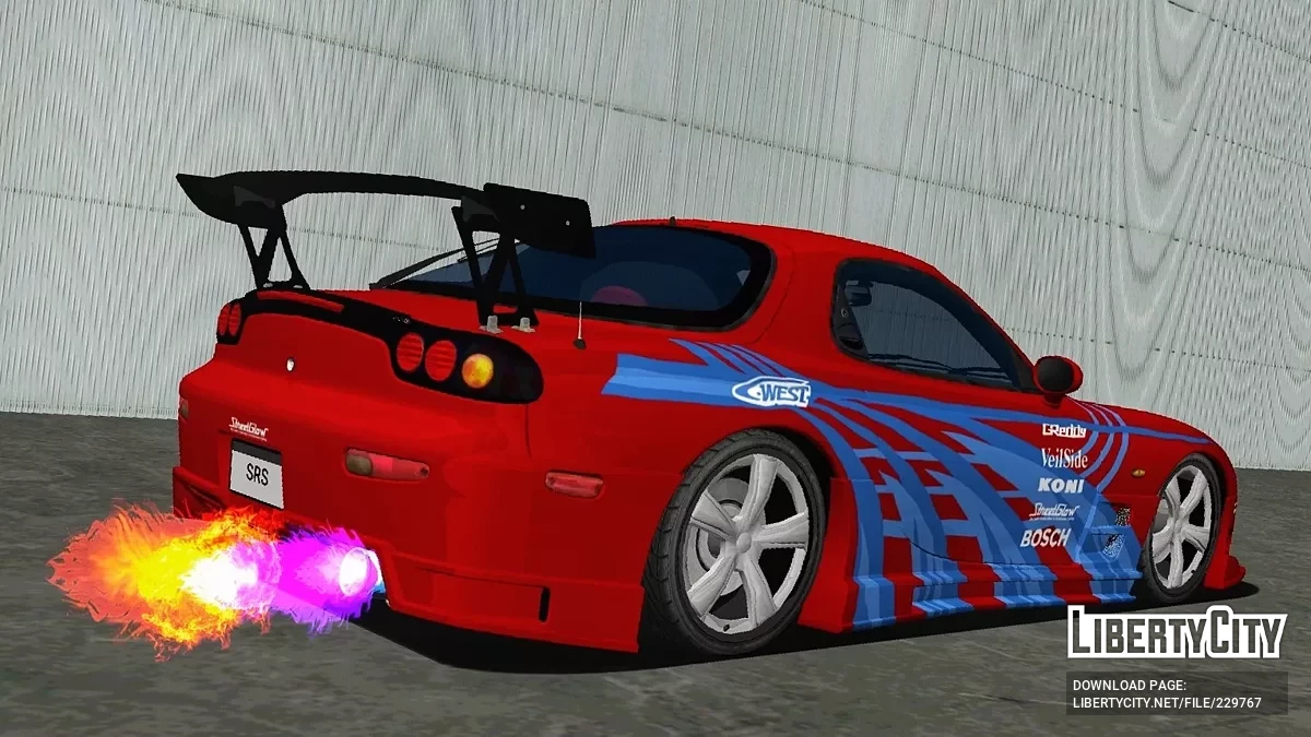 Mazda RX-7 R1 SRS / GTA 3 (iOS, Android)