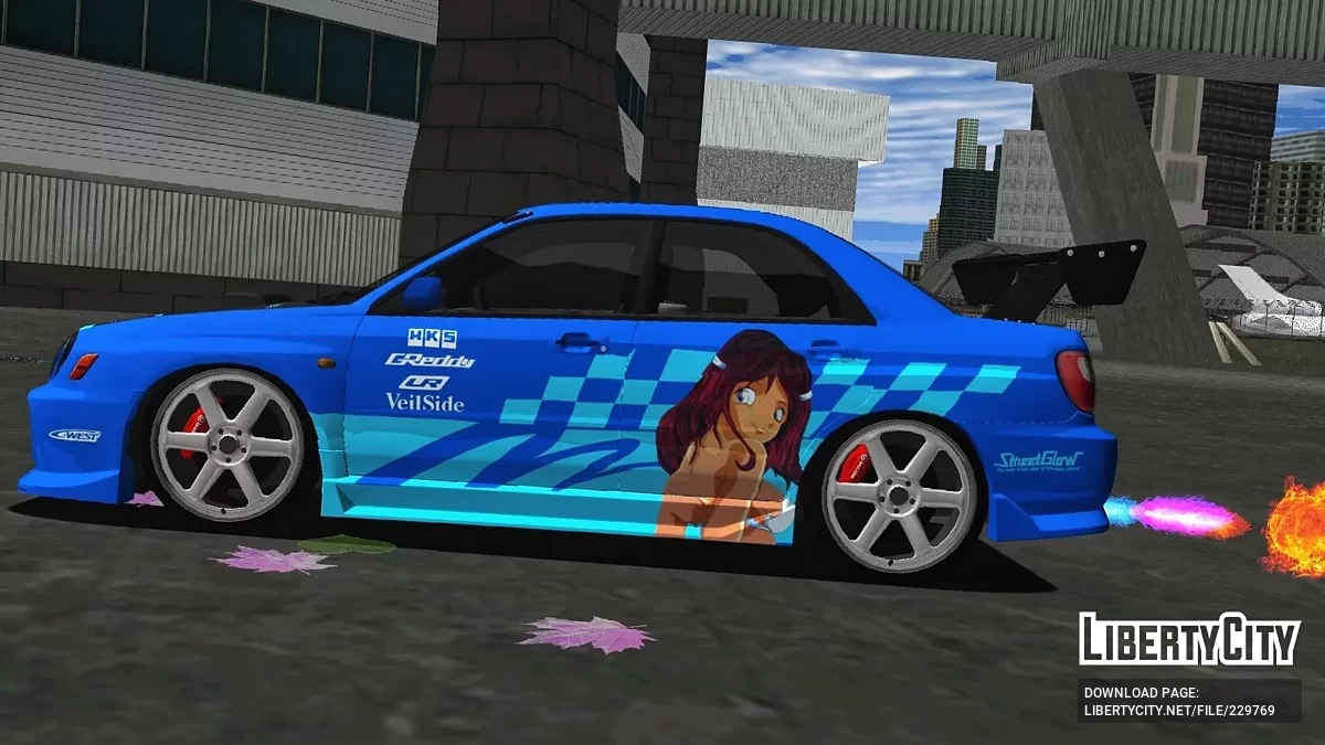 Subaru Impreza STI SRS / GTA 3 (iOS, Android)