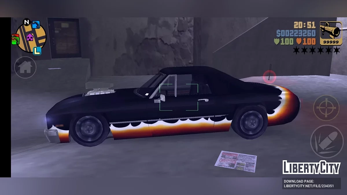 HD Diablo Stallion / GTA 3 (iOS, Android)