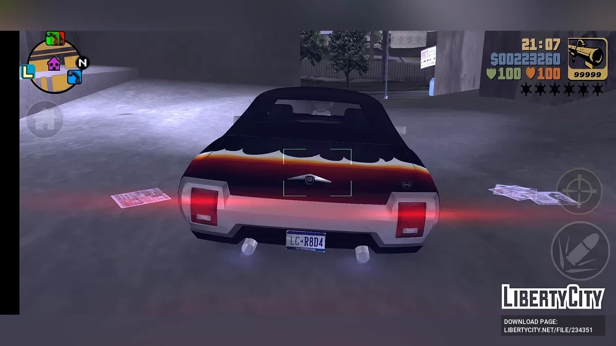 HD Diablo Stallion / GTA 3 (iOS, Android)