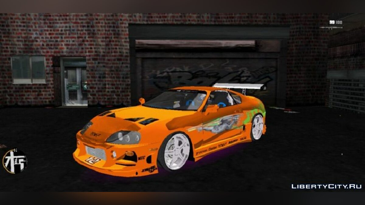 Brian's Toyota Supra '95  для GTA 3 (iOS, Android) - Картинка #1