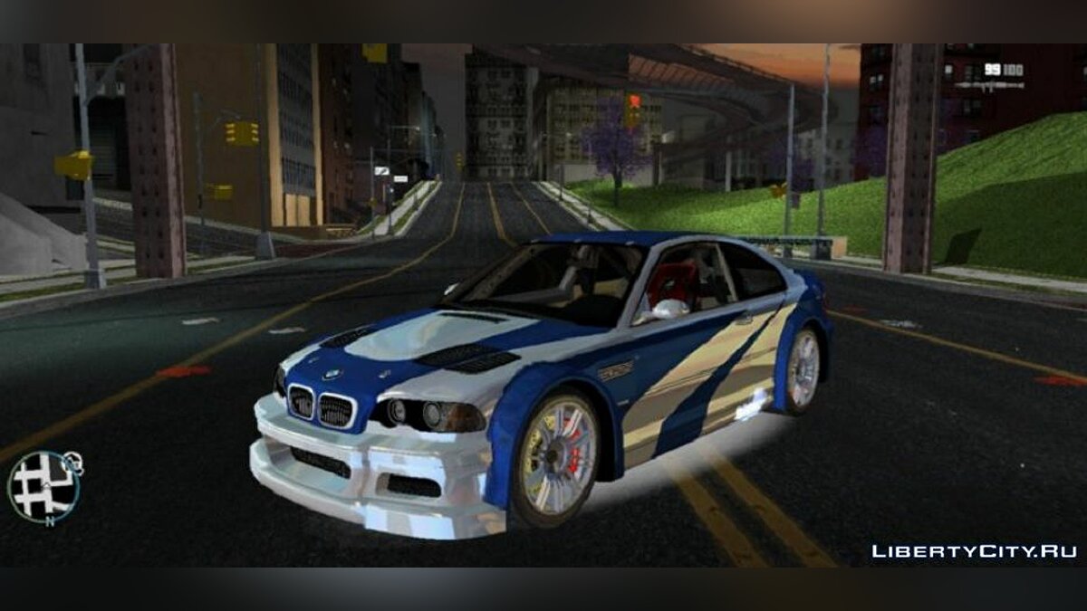 BMW e46 M3 (из NFS Most Wanted) для GTA 3 (iOS, Android) - Картинка #1