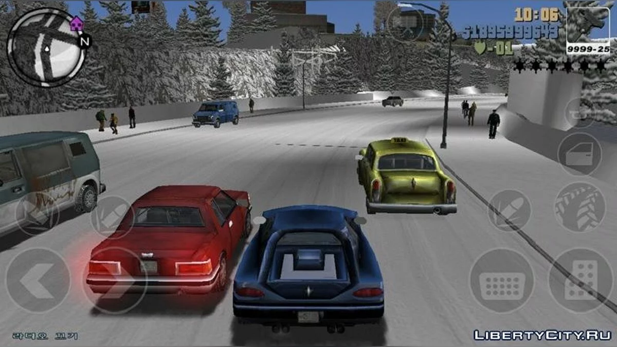 Настоящая зима в GTA 3 / GTA 3 (iOS, Android)