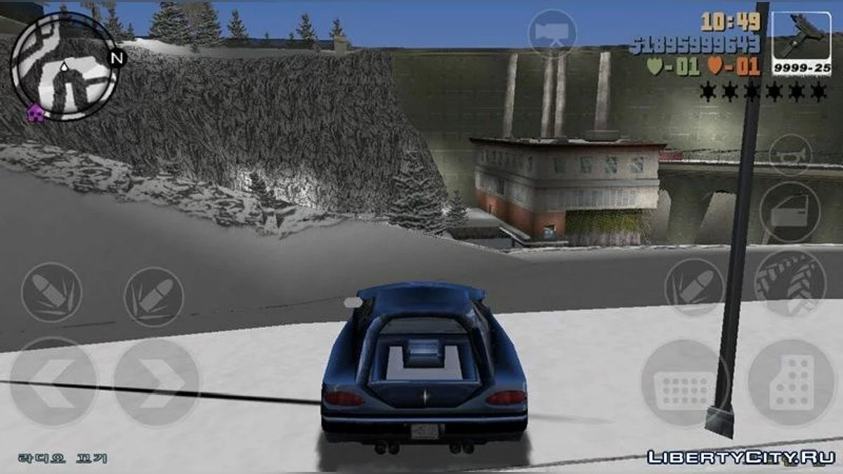 Настоящая зима в GTA 3 / GTA 3 (iOS, Android)