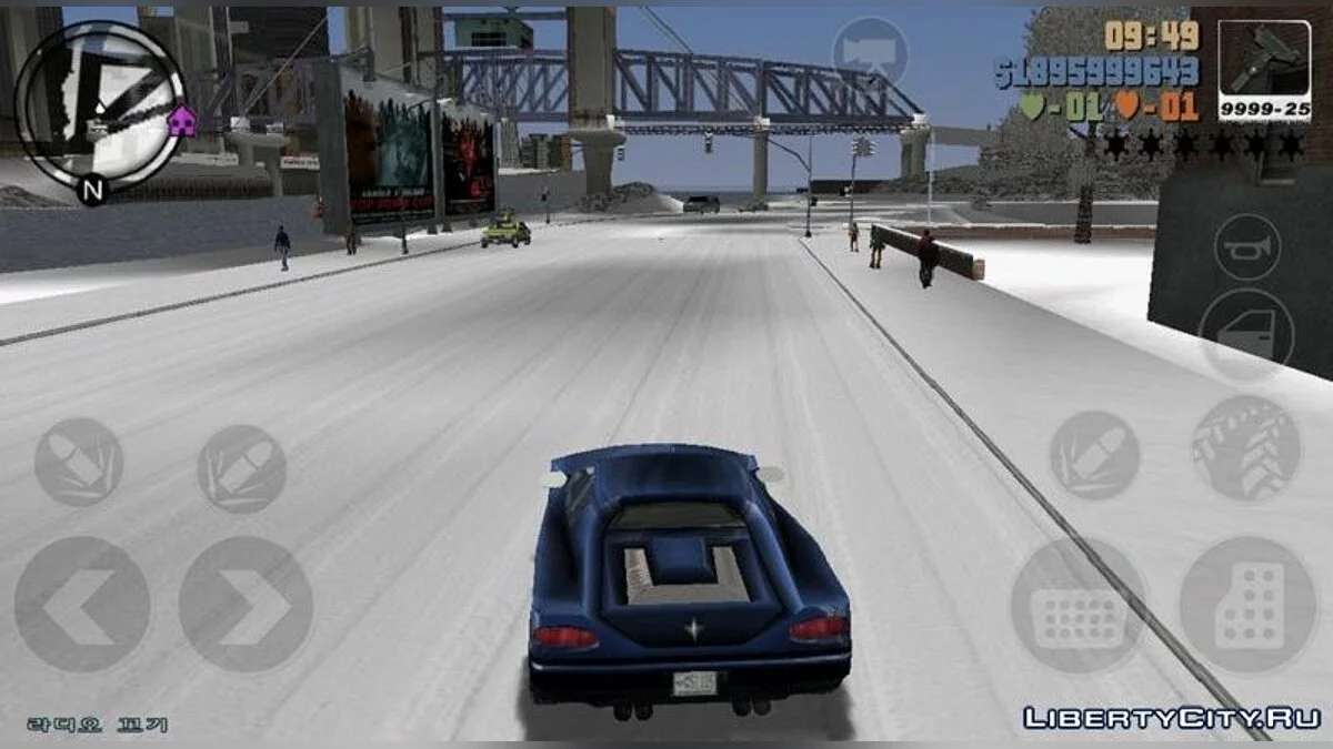 Настоящая зима в GTA 3 / GTA 3 (iOS, Android)