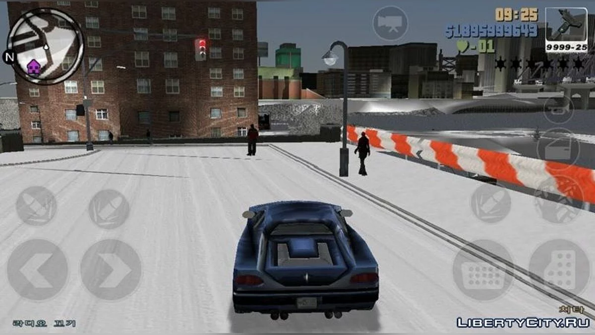 Настоящая зима в GTA 3 / GTA 3 (iOS, Android)