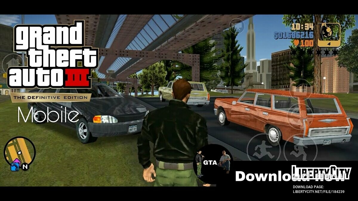 GTA 3: Definitive Edition (Mobile) for GTA 3 (iOS, Android) - Картинка #1