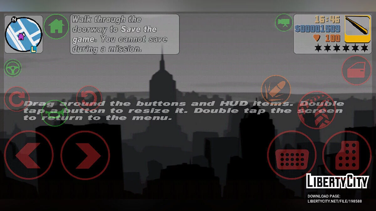 GTA 3: The Definitive Edition - новые текстуры для меню игры / GTA 3 (iOS, Android)