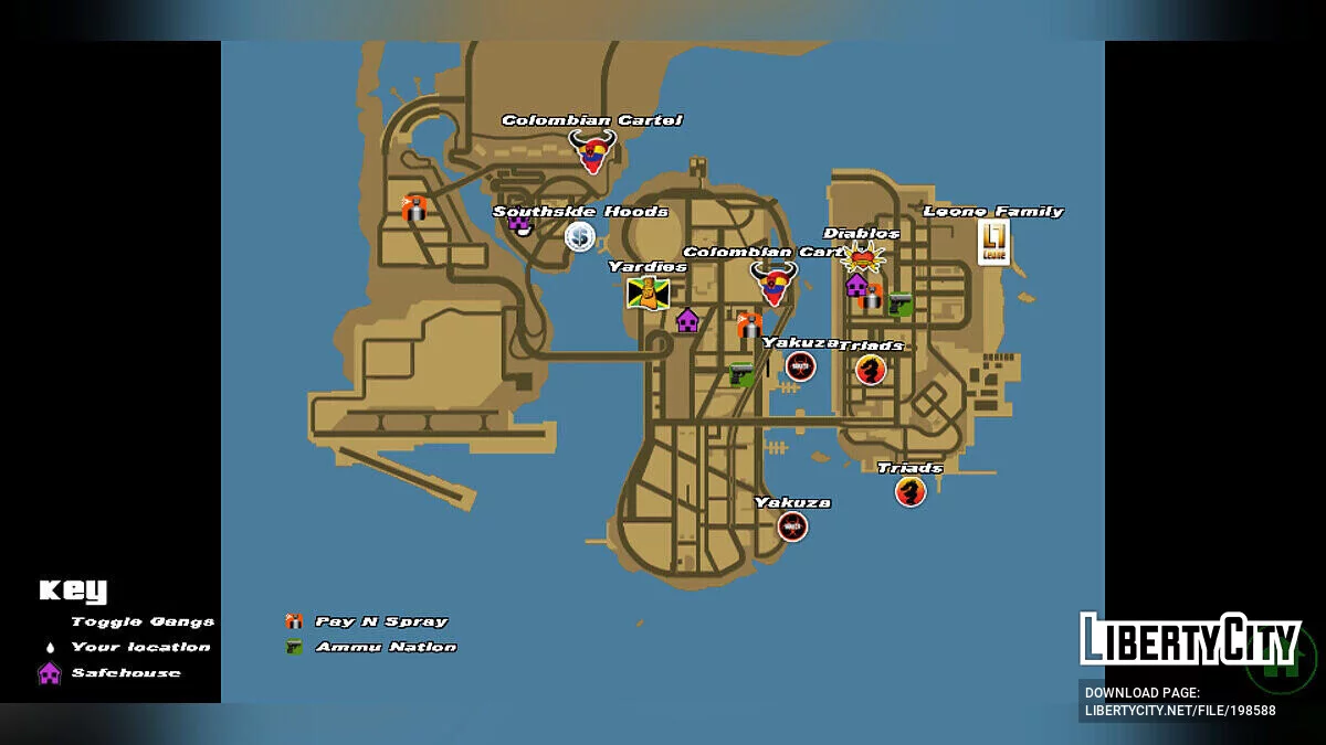 GTA 3: The Definitive Edition - новые текстуры для меню игры / GTA 3 (iOS, Android)