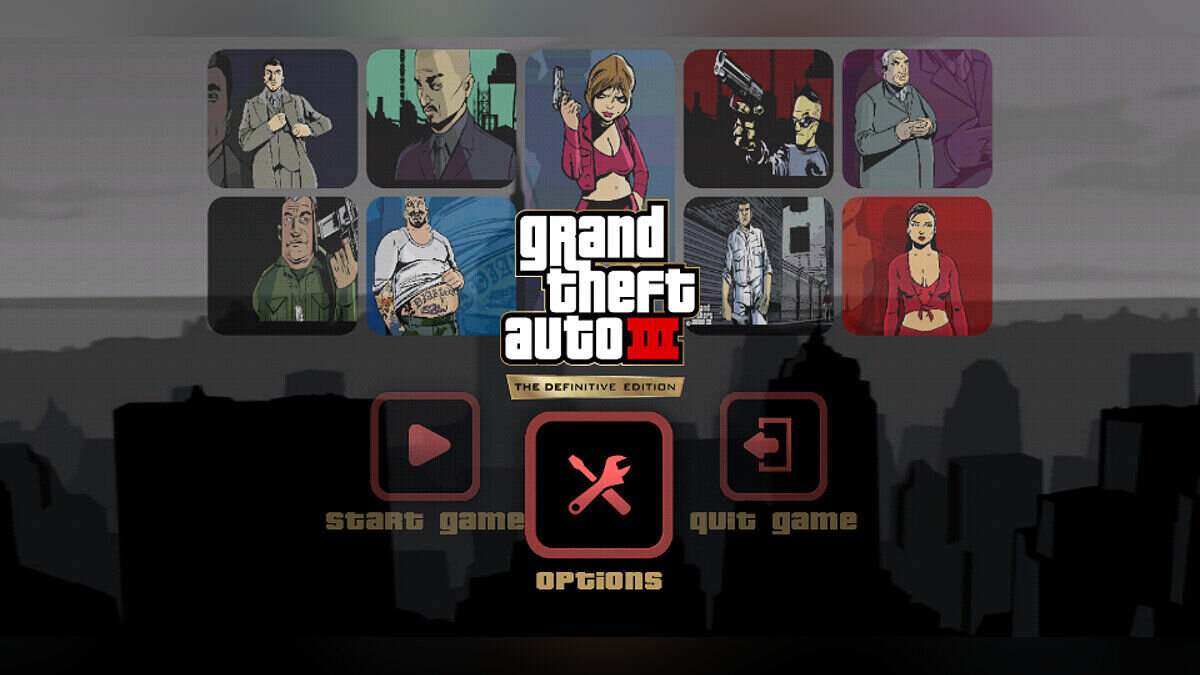 Скачать GTA 3: The Definitive Edition - новые текстуры для меню игры для  GTA 3 (iOS, Android)