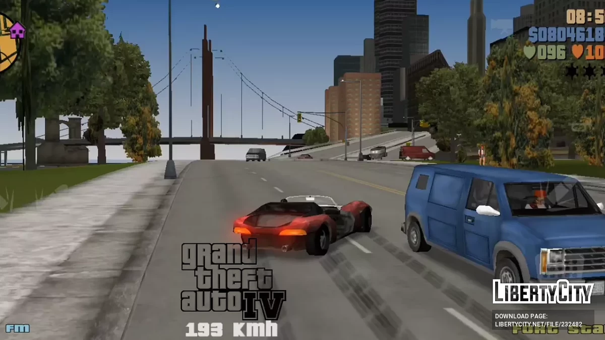GTA 4 Driving Mod / GTA 3 (iOS, Android)