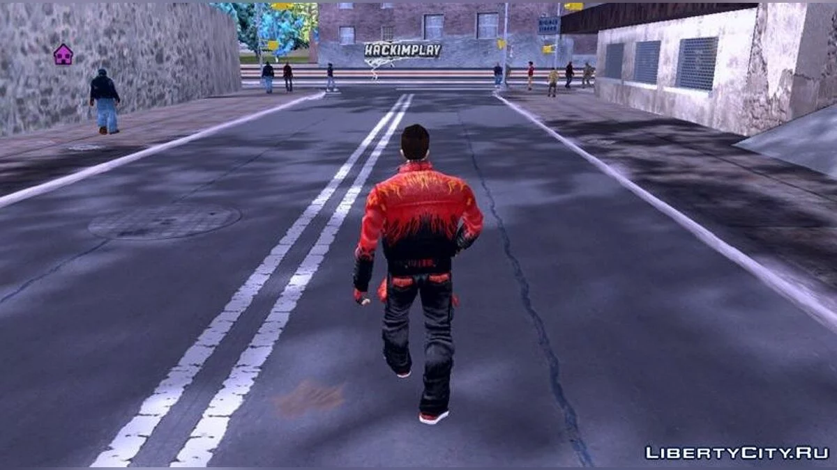 Огненный костюм для Клода / GTA 3 (iOS, Android)