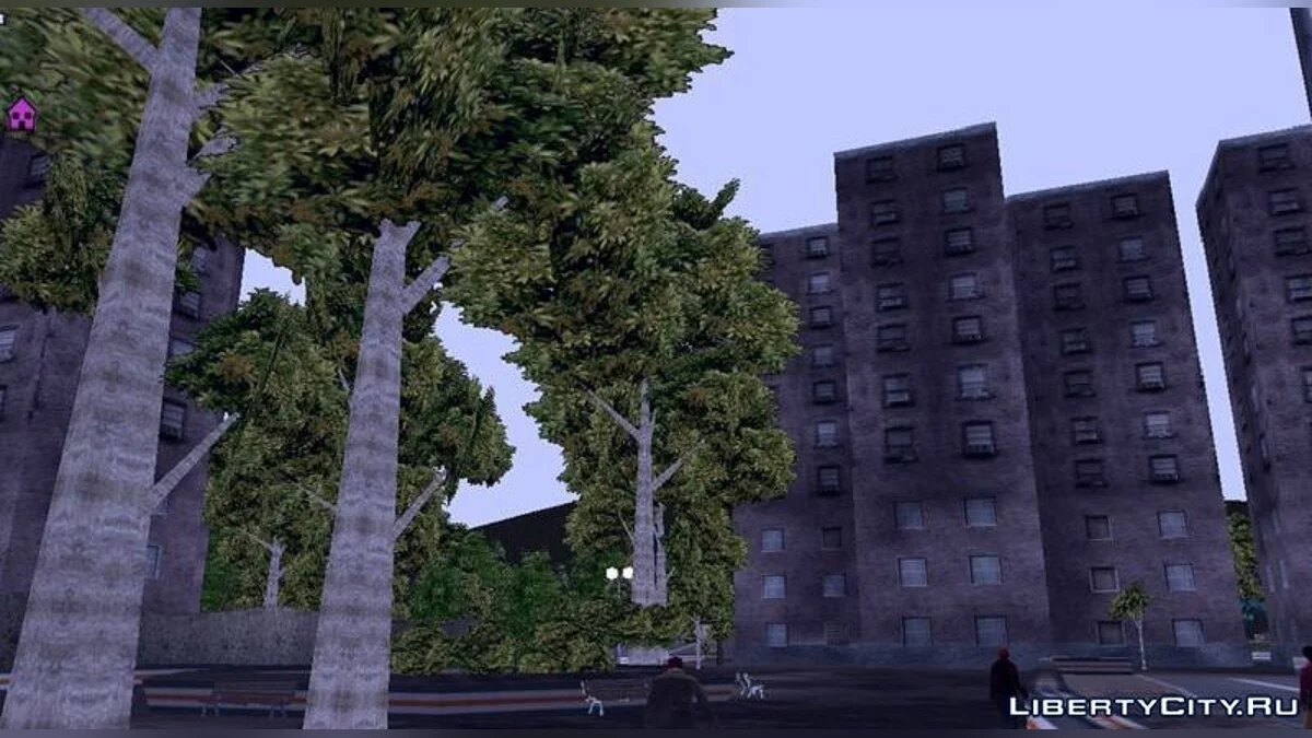 Новые текстуры для деревьев  / GTA 3 (iOS, Android)