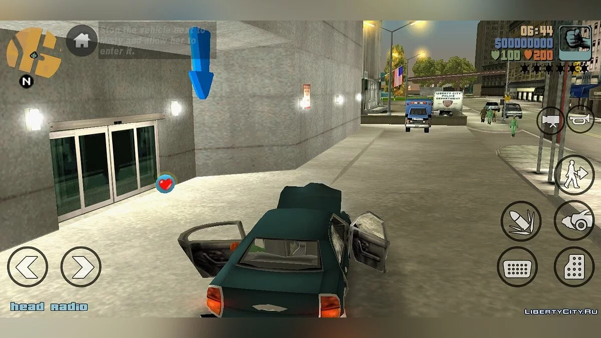GTA SA Buttons for GTA III Android V2 / GTA 3 (iOS, Android)