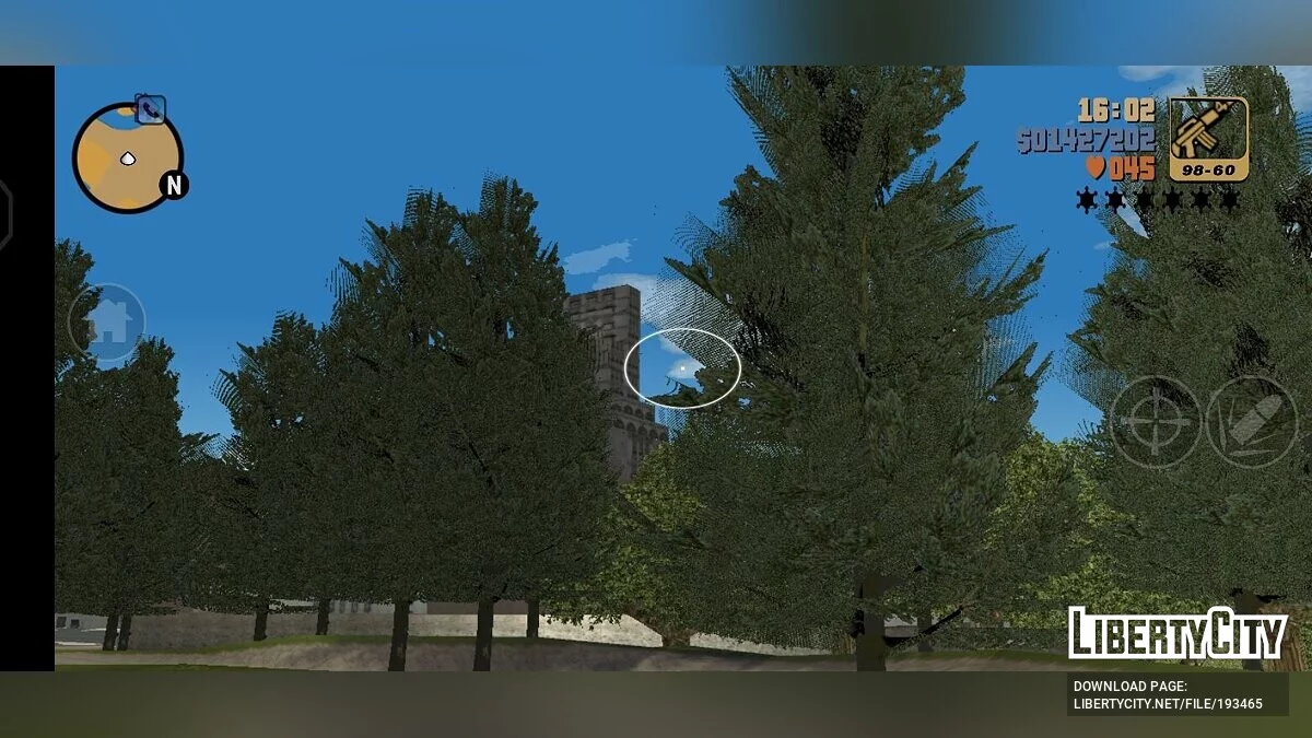 HQ Деревья и растительность / GTA 3 (iOS, Android)