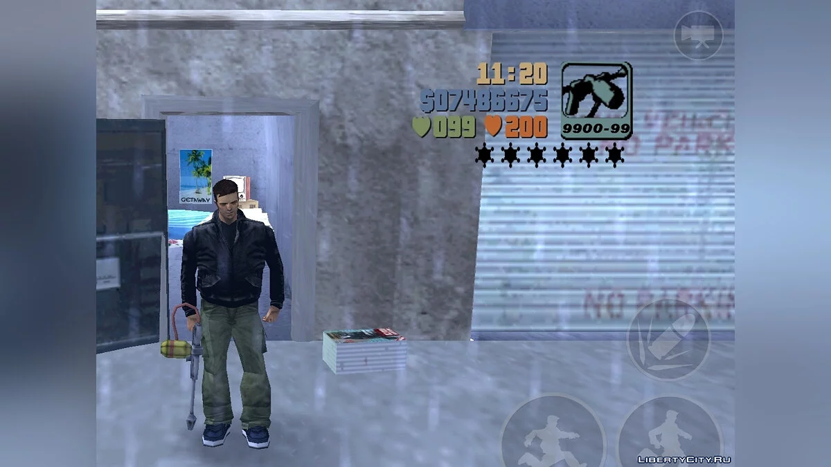 Увеличение объем магазина и урона / GTA 3 (iOS, Android)