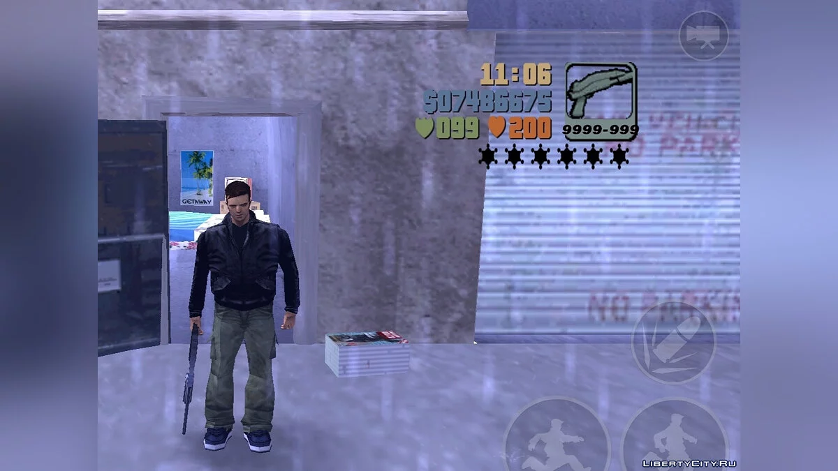 Увеличение объем магазина и урона / GTA 3 (iOS, Android)