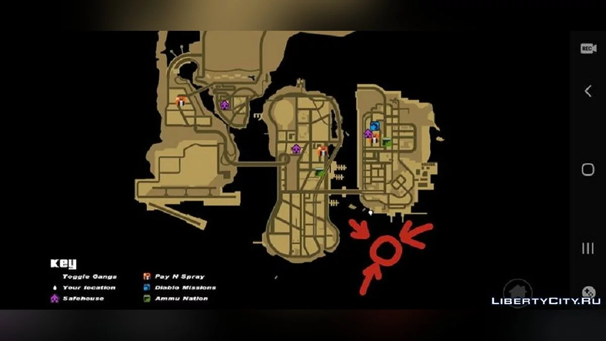 Буровая вышка / GTA 3 (iOS, Android)