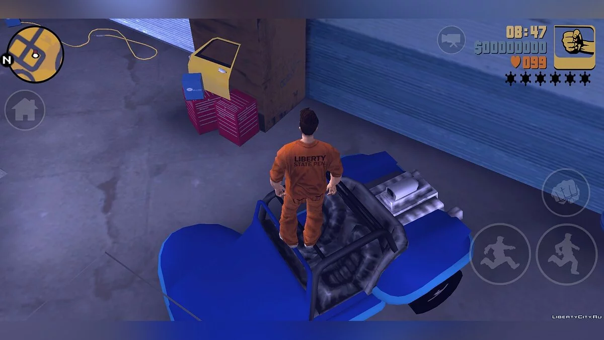 Войти в гараж к Джоуи (Есть коллизия) / GTA 3 (iOS, Android)