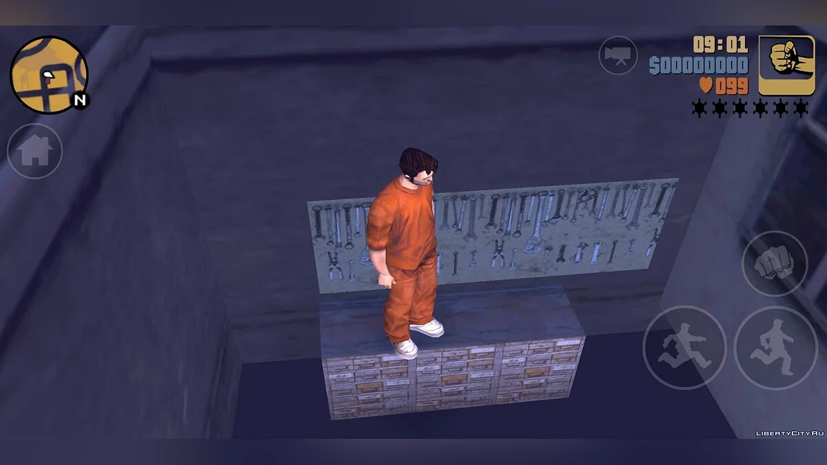 Войти в гараж к Джоуи (Есть коллизия) / GTA 3 (iOS, Android)