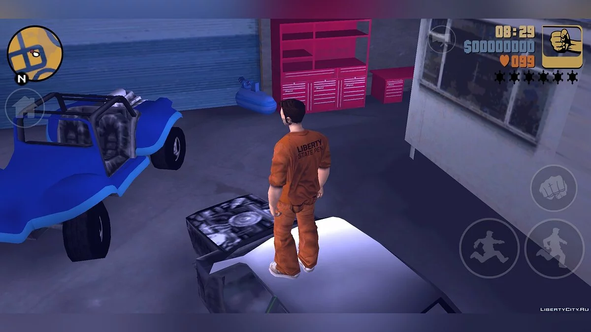 Войти в гараж к Джоуи (Есть коллизия) / GTA 3 (iOS, Android)