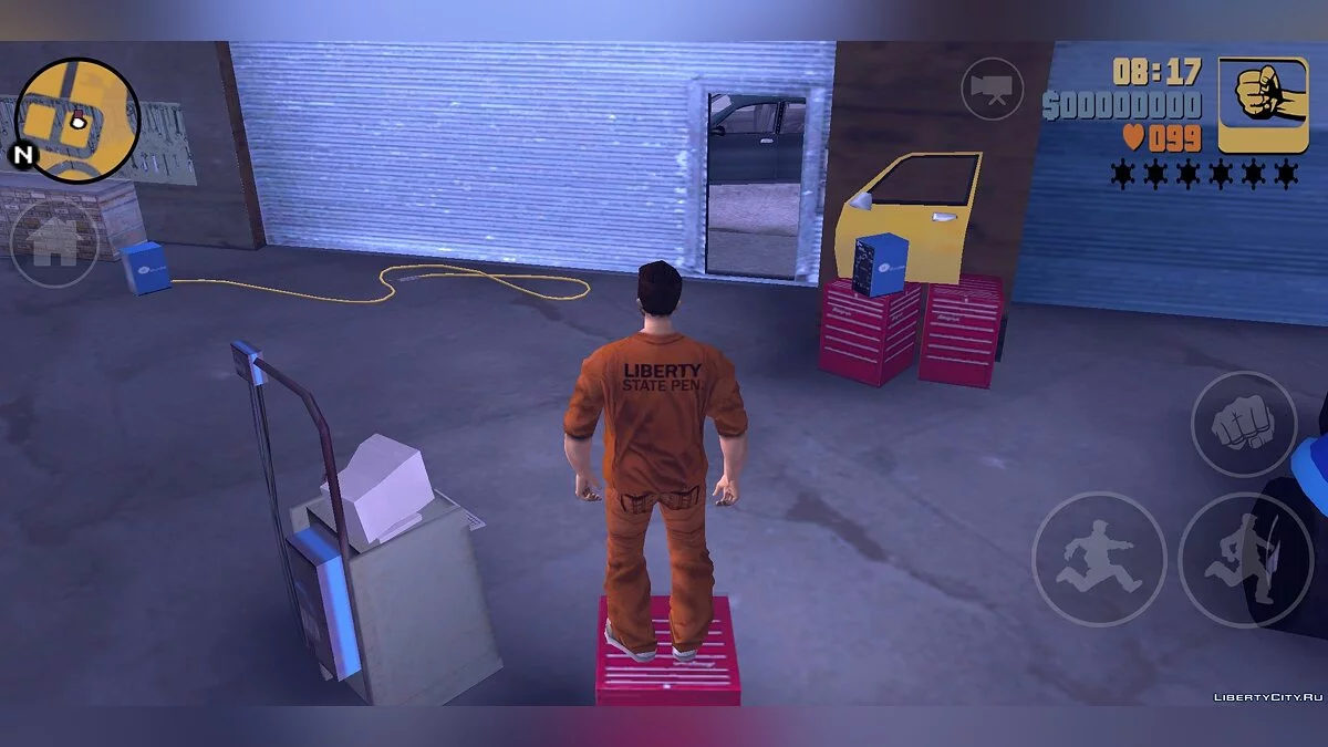 Войти в гараж к Джоуи (Есть коллизия) / GTA 3 (iOS, Android)