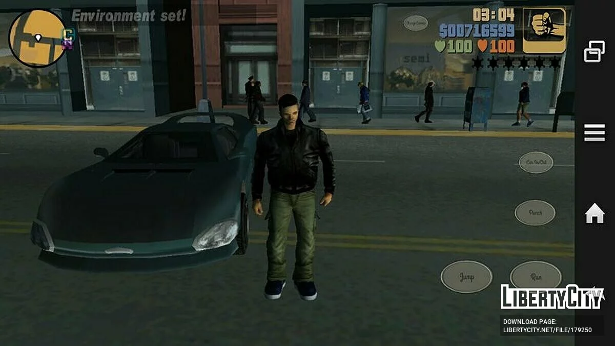 Новый стиль клавиш / GTA 3 (iOS, Android)
